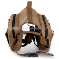 Cotton Canvas Dog Pack Hound Reise Camping Wandern Rucksack Satteltasche Rucksack für Medium &amp; Large Dog